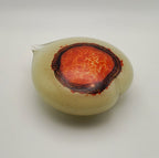 Vintage Large Art Glass Heart Paperweight