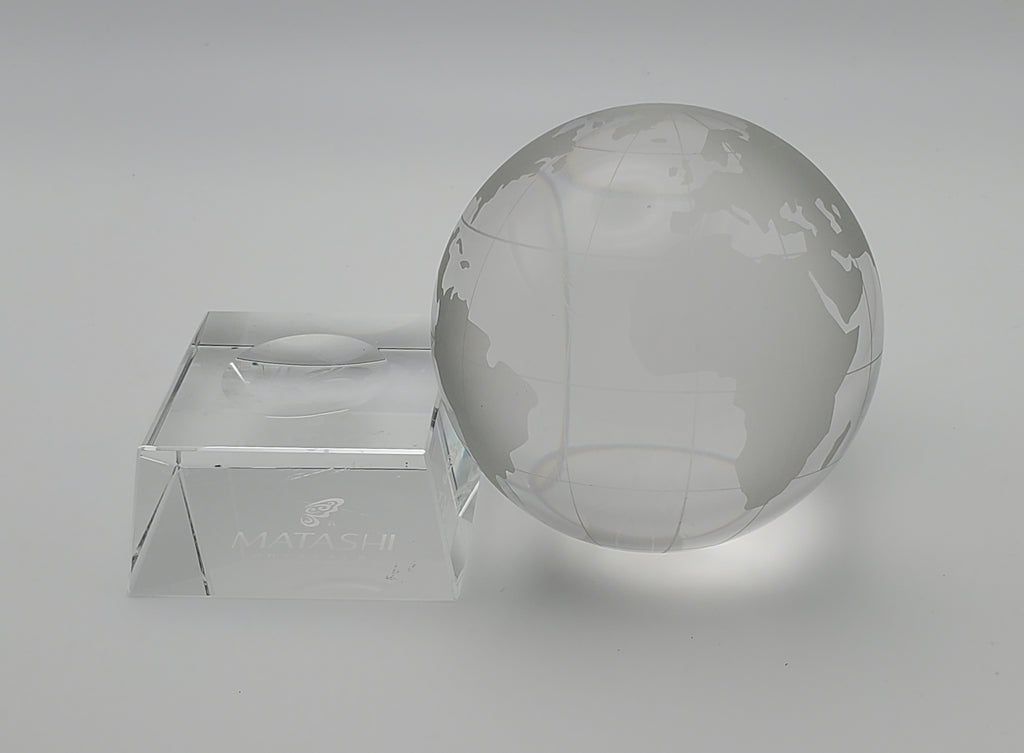 Matashi - Crystal Glass Globe on Stand