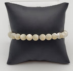Mother of Pearl Shell Beaded Stretch Bracelet