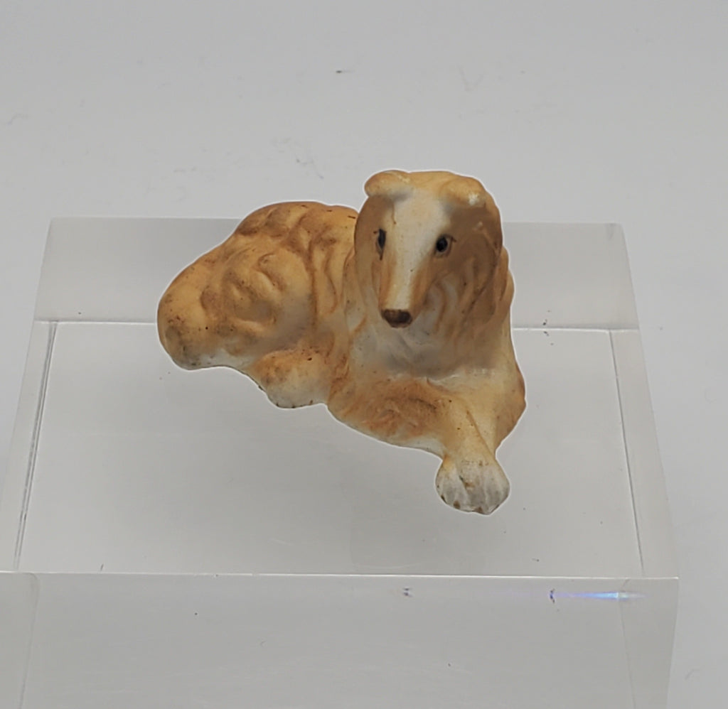 Vintage Ceramic Collie Dog Figurine