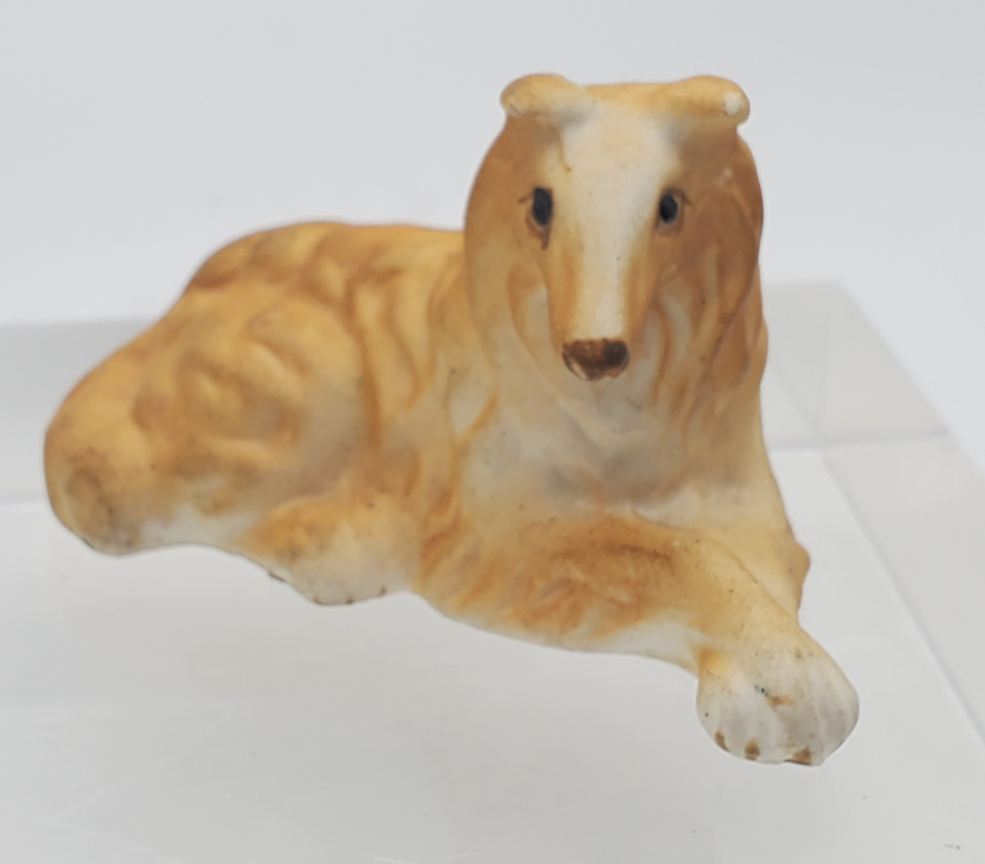 Vintage Ceramic Collie Dog Figurine