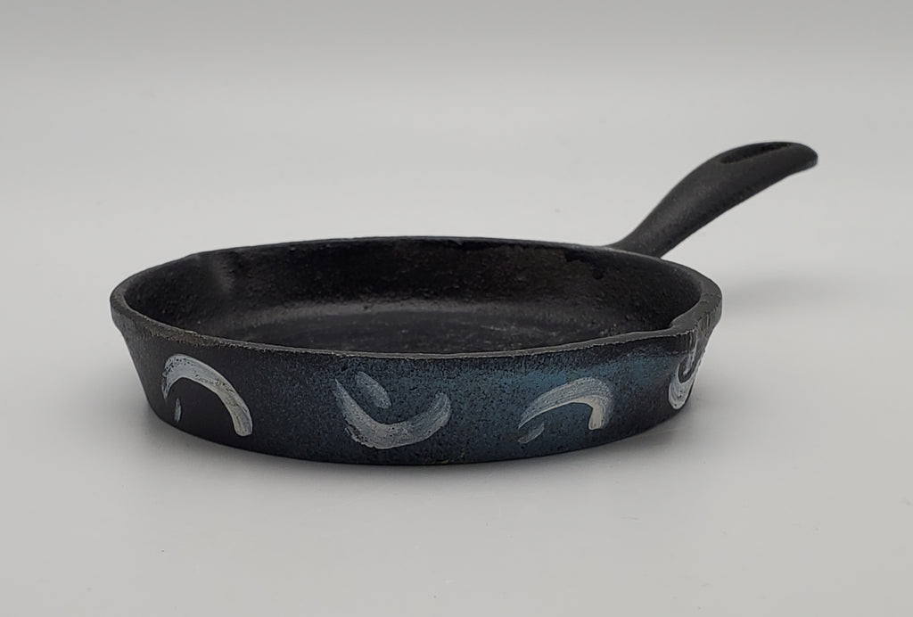 Hand Painted Mini Cast Iron Skillet