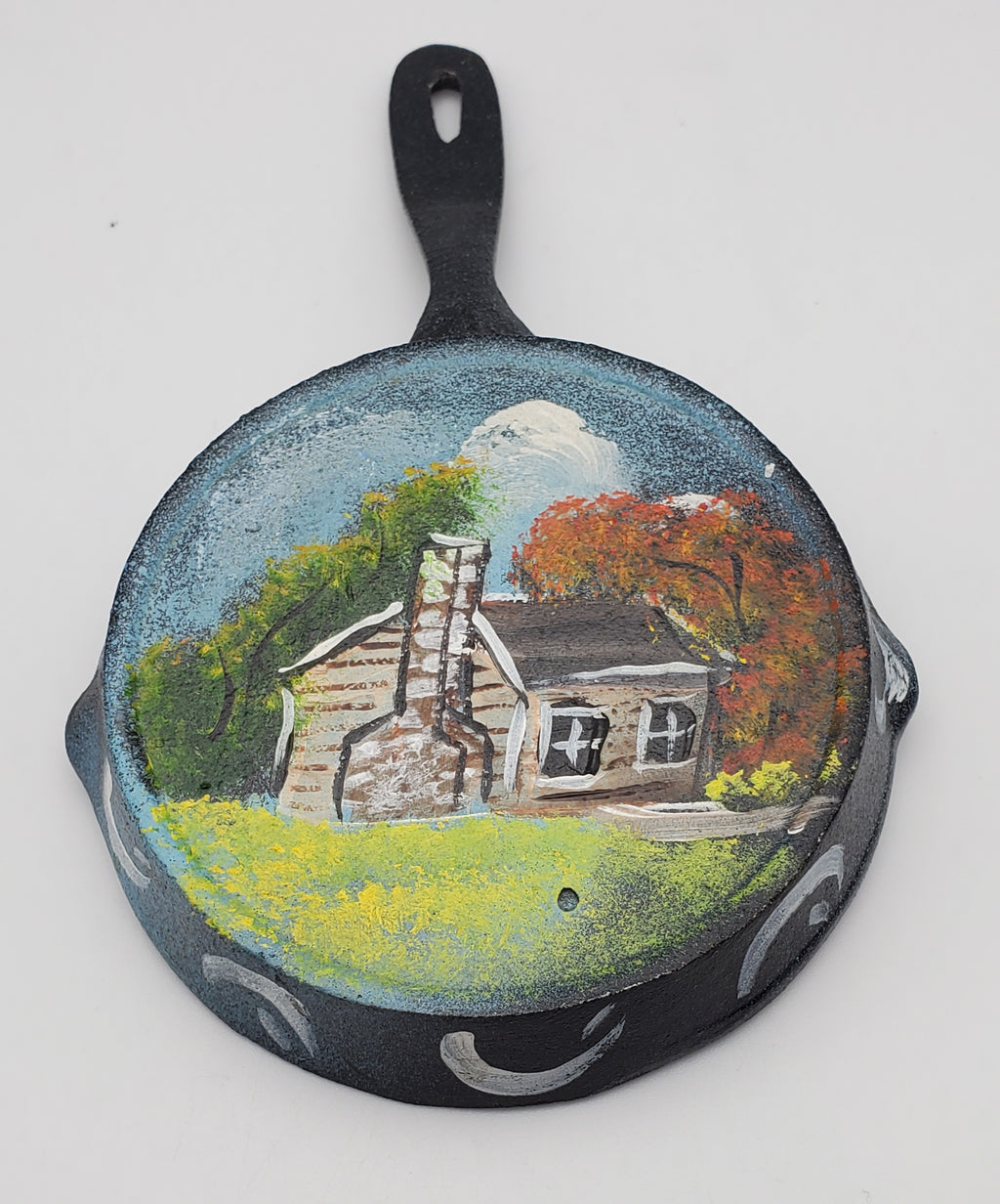 Hand Painted Mini Cast Iron Skillet