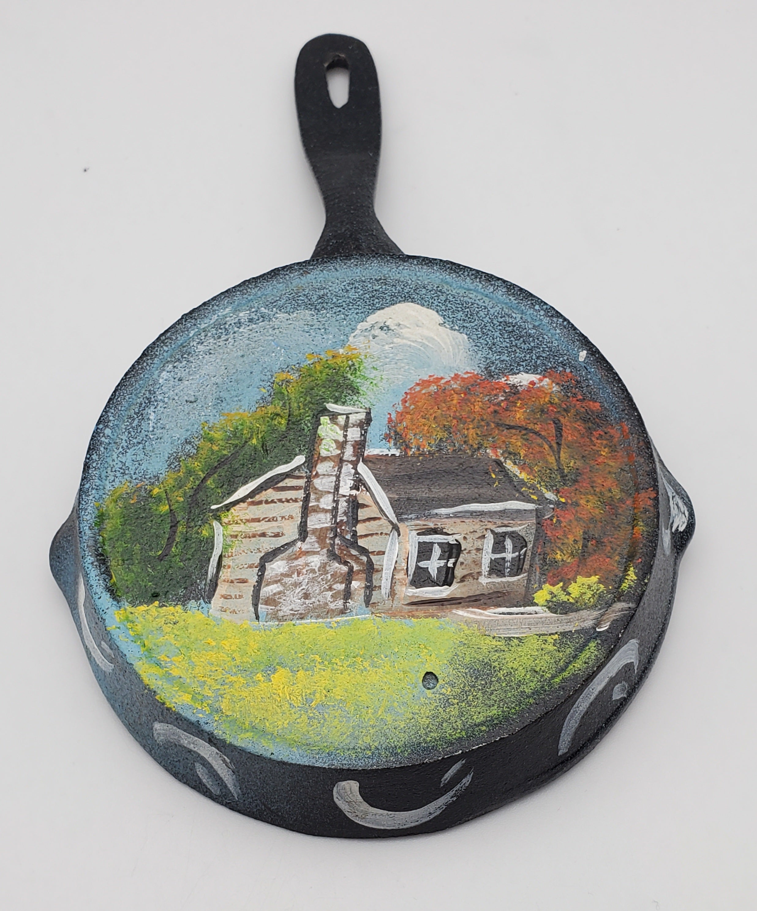 Hand Painted Mini Cast Iron Skillet