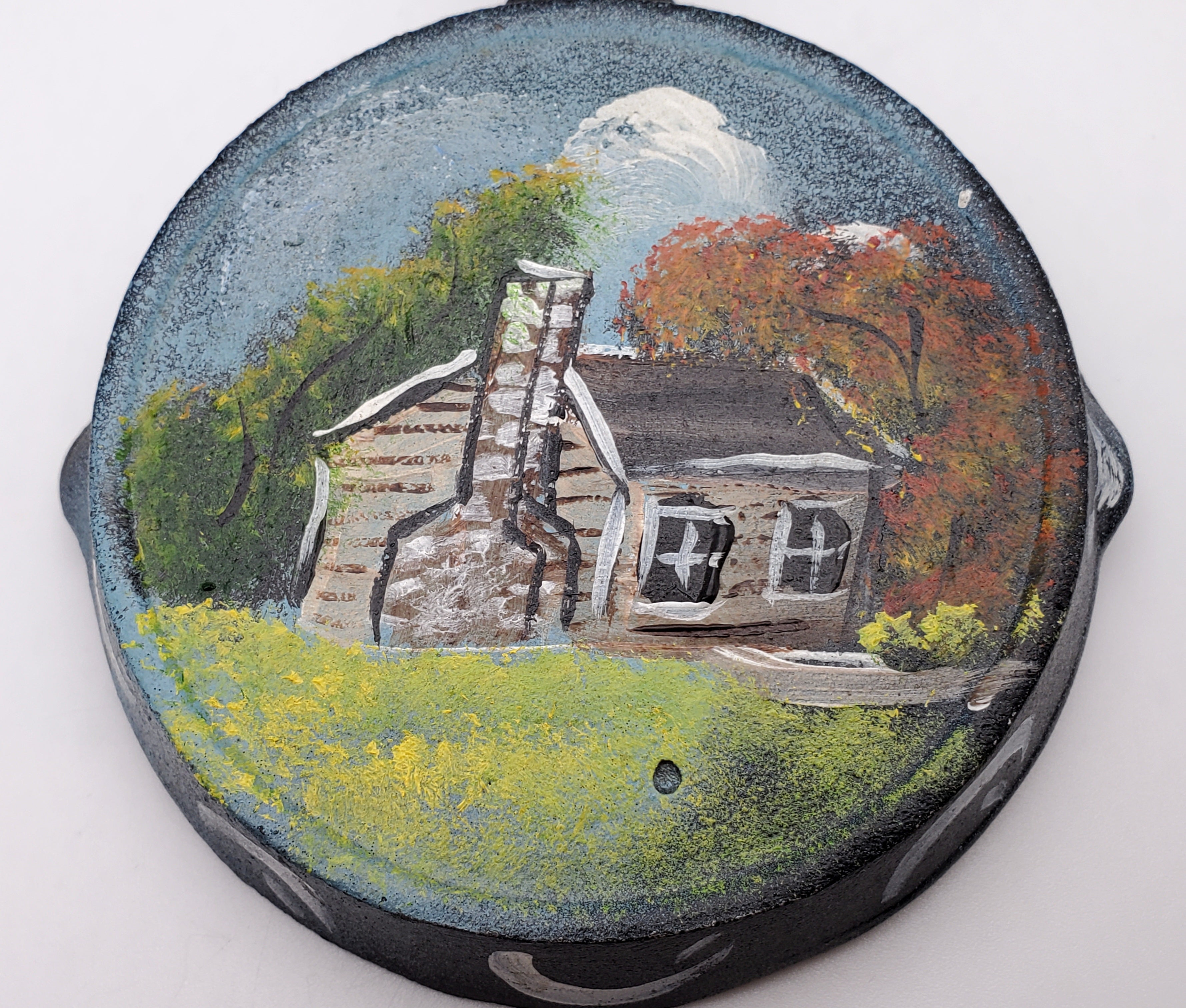 Hand Painted Mini Cast Iron Skillet