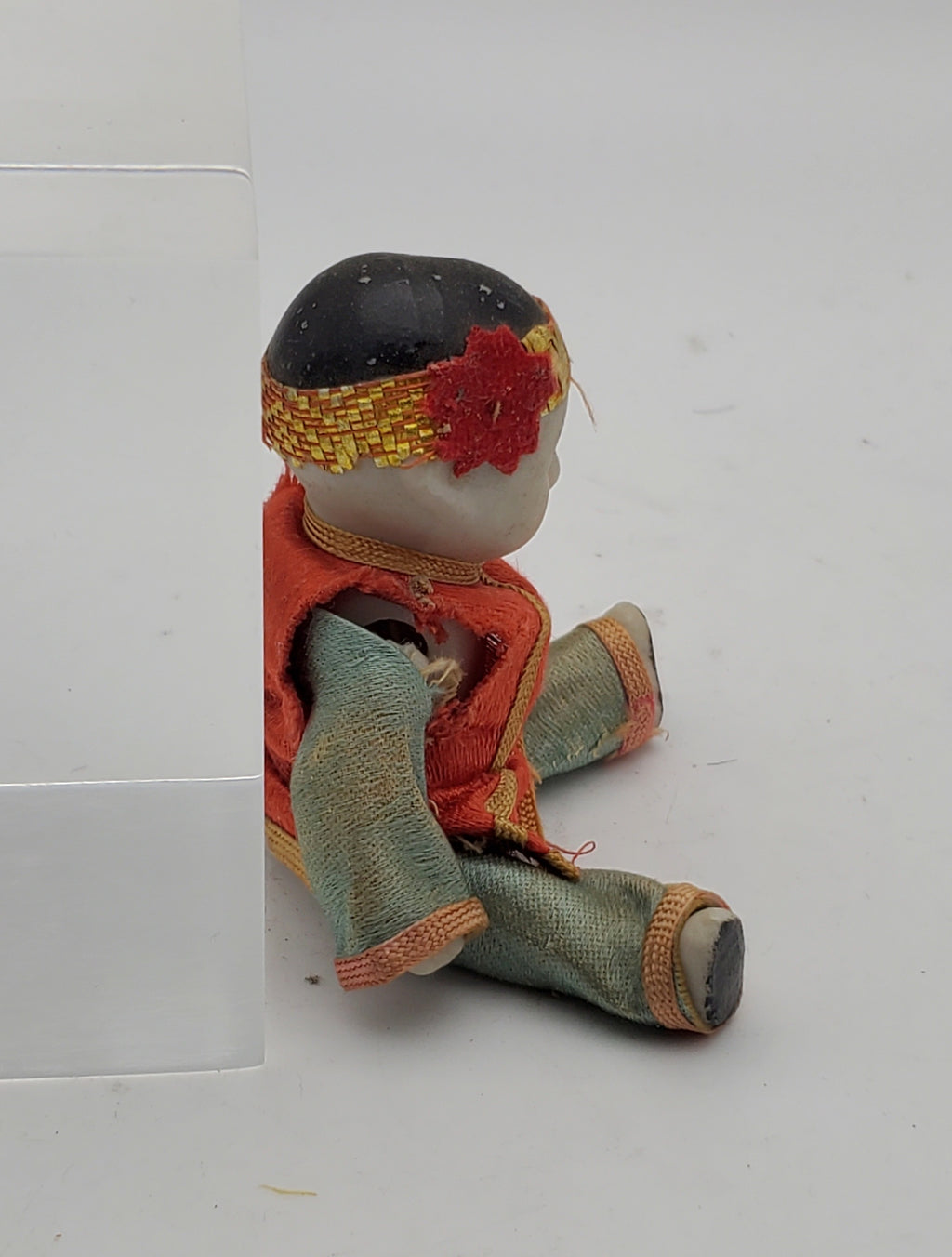 Vintage Small Porcelain Articulated Japanese Doll