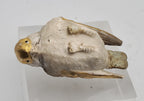 Vintage Ceramic Hand Painted Gilt Bird Ornament