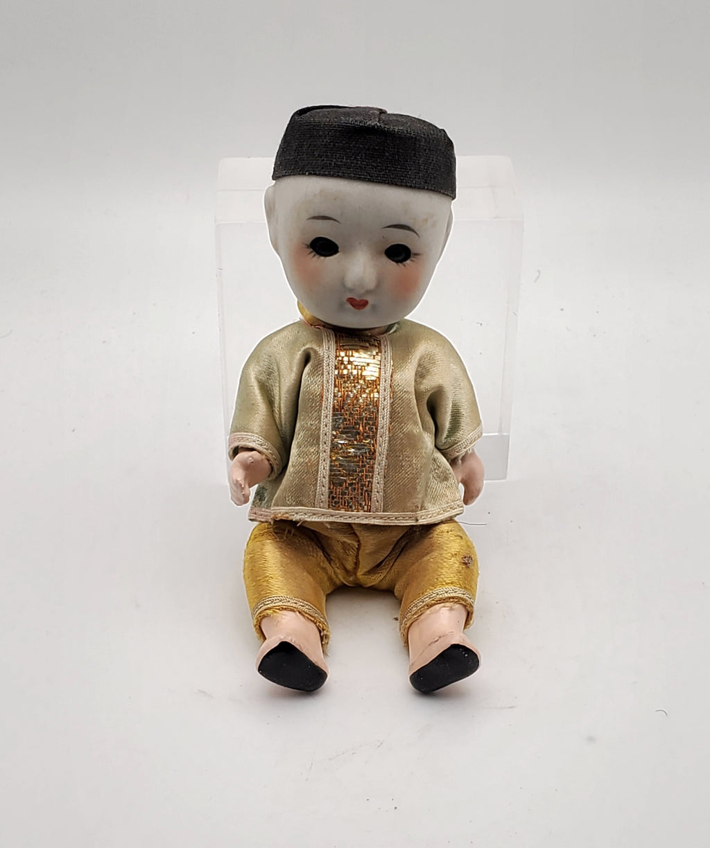 Vintage Japanese Porcelain Squeaker Doll