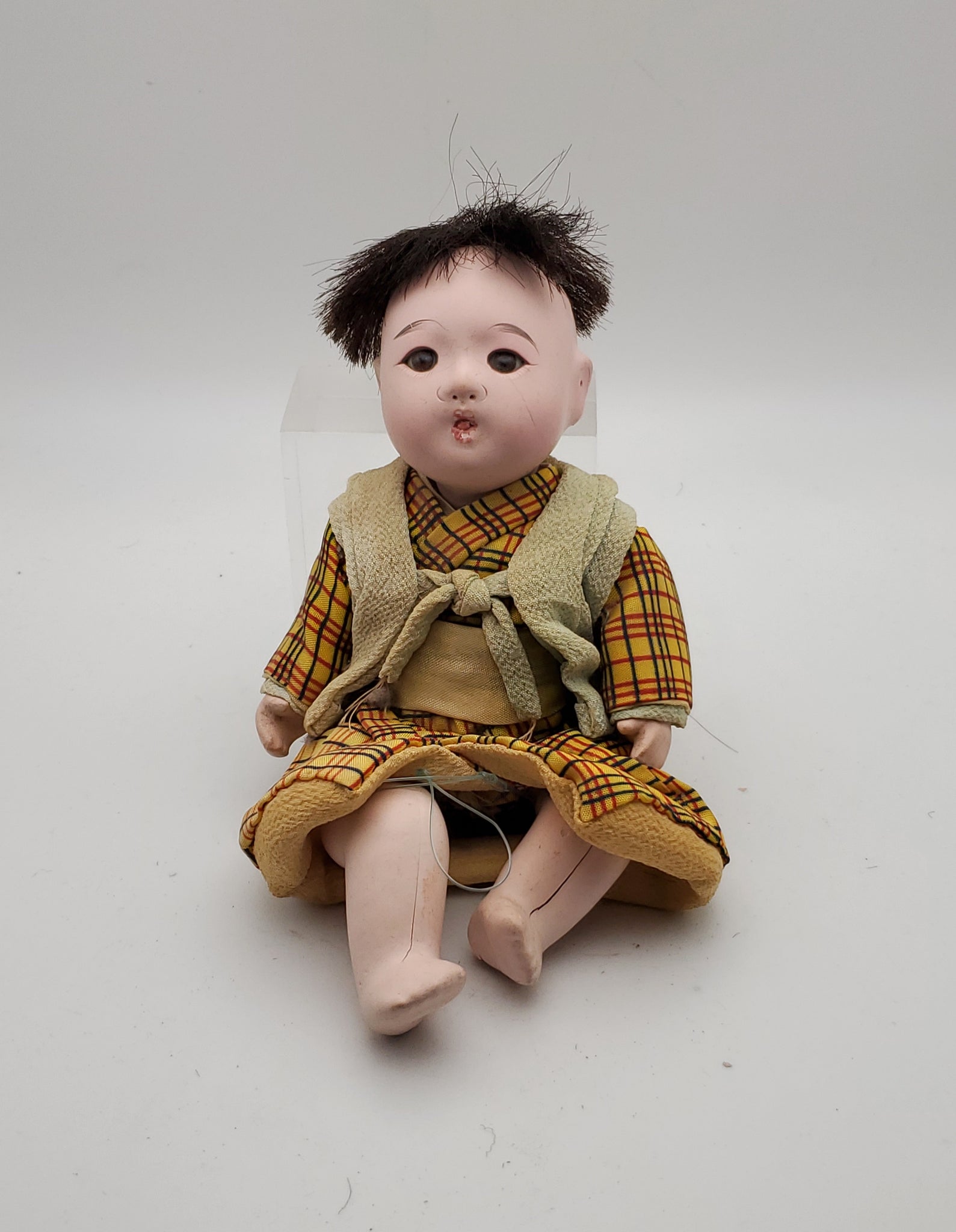 Vintage Japanese Plaster Doll