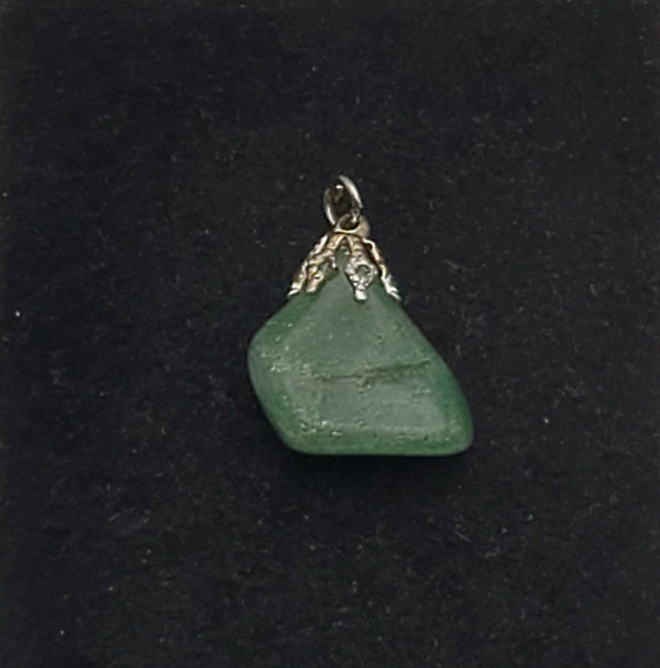 Vintage Tumbled Aventurine Pendant