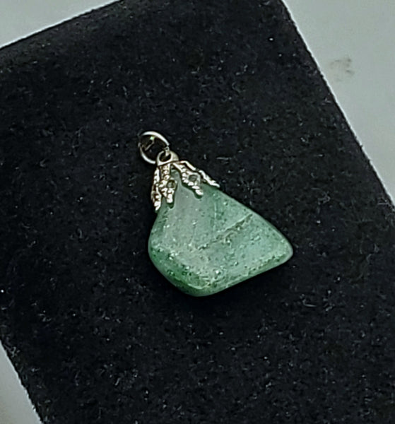 Vintage Tumbled Aventurine Pendant