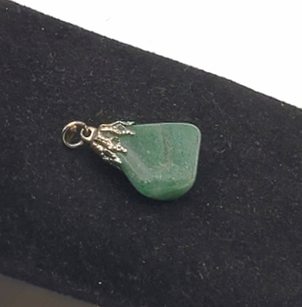 Vintage Tumbled Aventurine Pendant