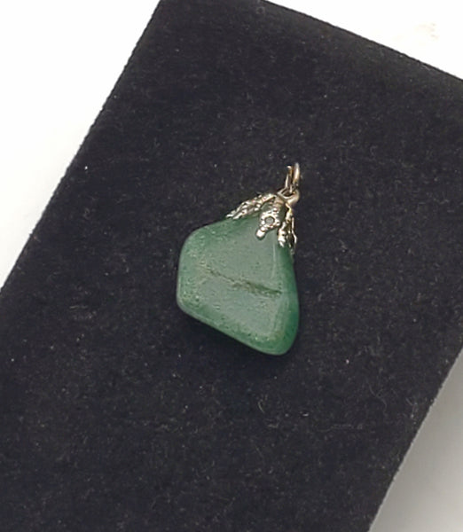 Vintage Tumbled Aventurine Pendant