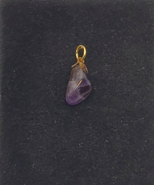 Tumbled Amethyst Pendant