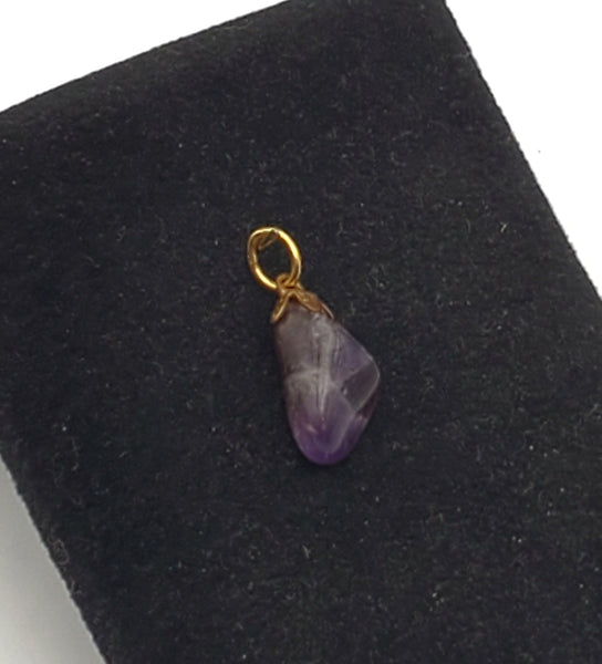 Tumbled Amethyst Pendant