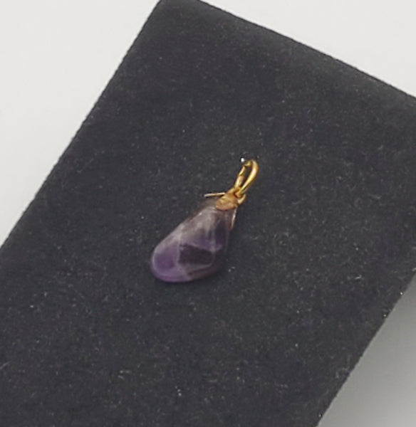 Tumbled Amethyst Pendant