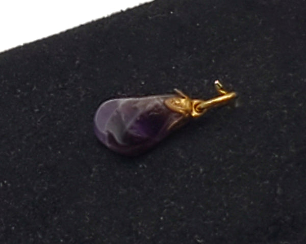 Tumbled Amethyst Pendant