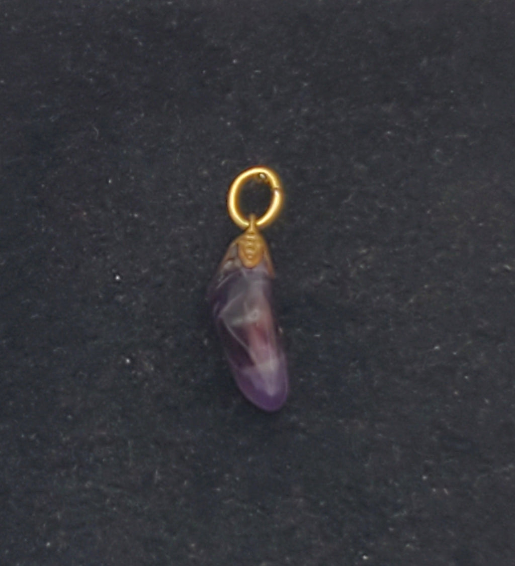 Tumbled Amethyst Pendant