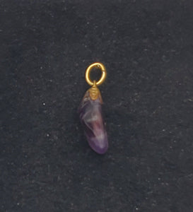 Tumbled Amethyst Pendant