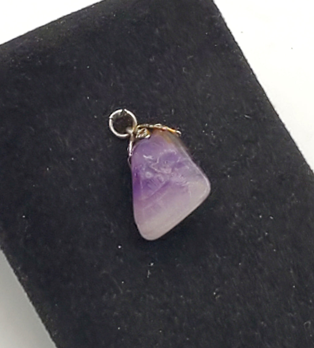 Tumbled Amethyst Pendant
