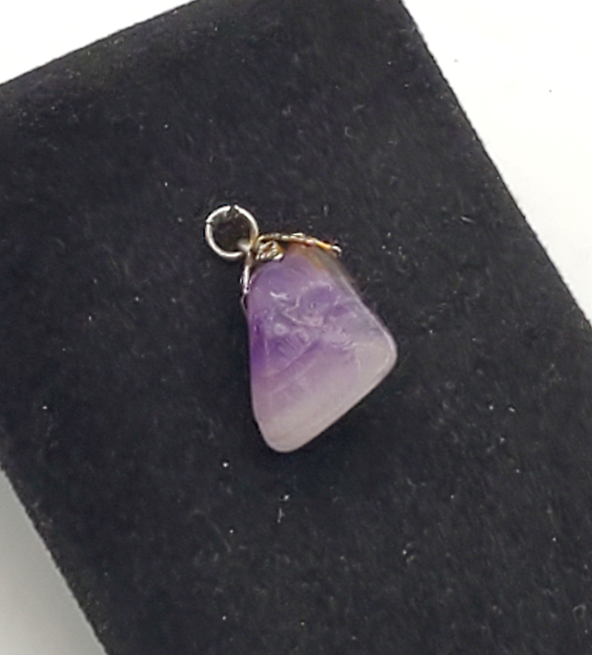 Tumbled Amethyst Pendant