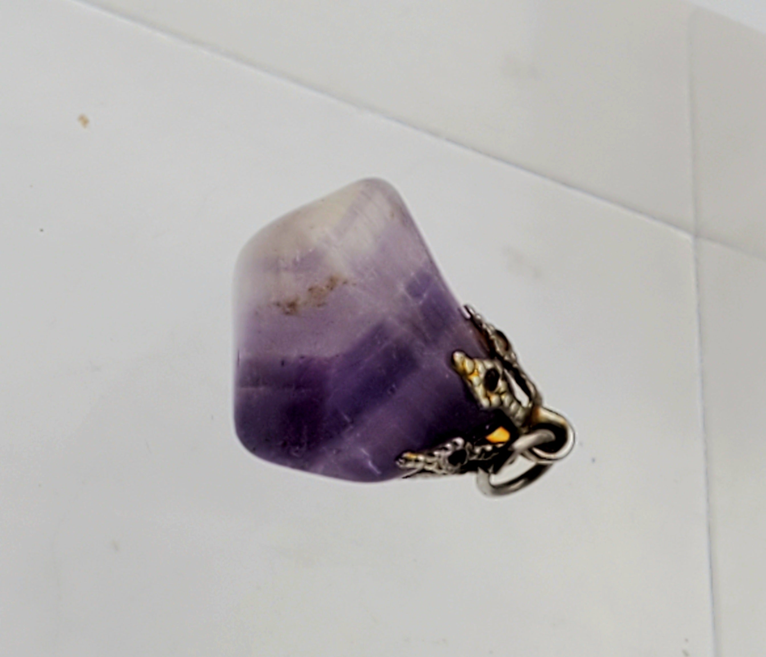 Tumbled Amethyst Pendant