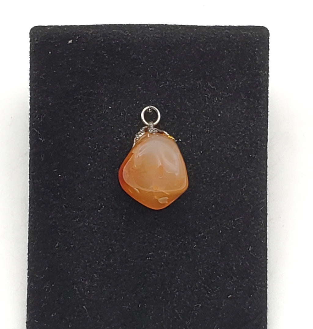 Tumbled Carnelian Pendant