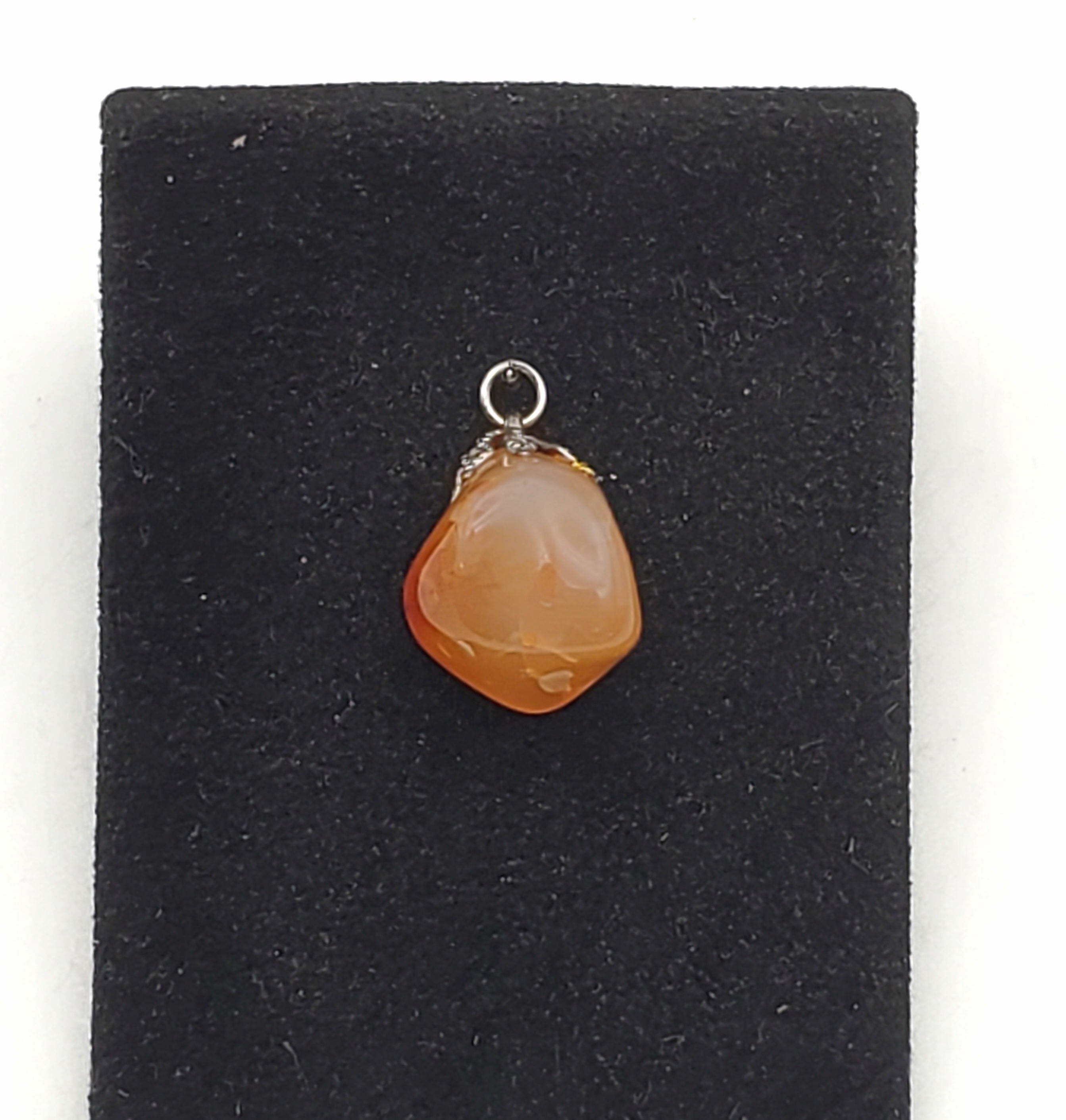 Tumbled Carnelian Pendant