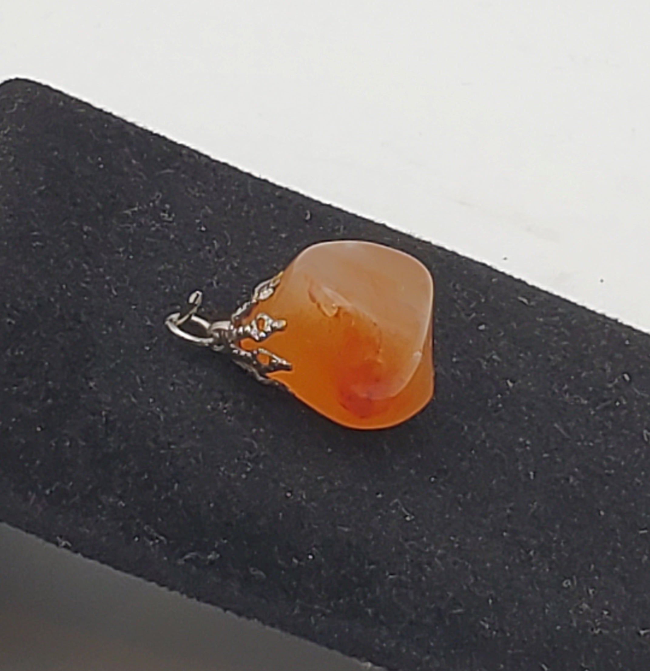 Tumbled Carnelian Pendant