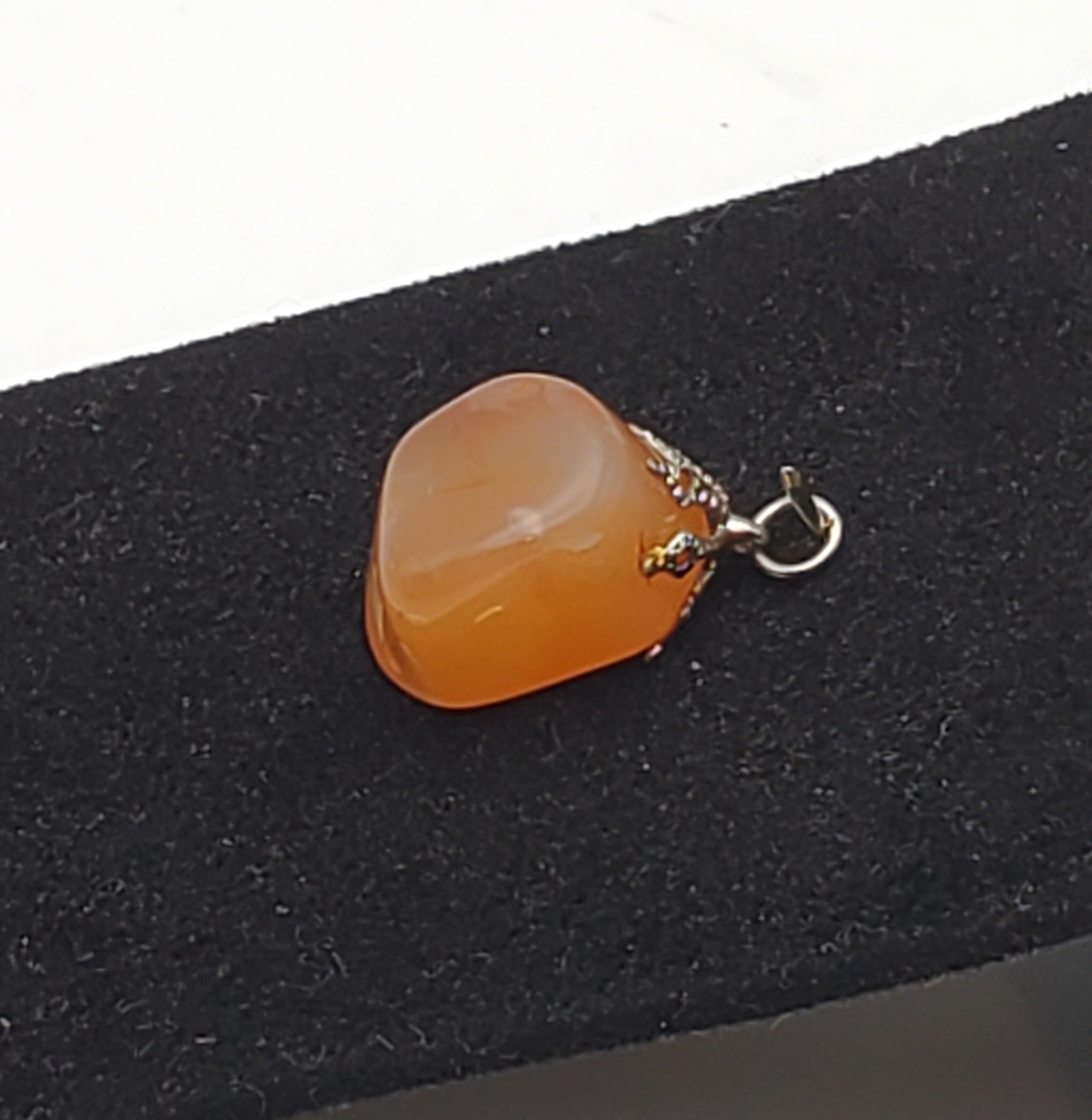 Tumbled Carnelian Pendant