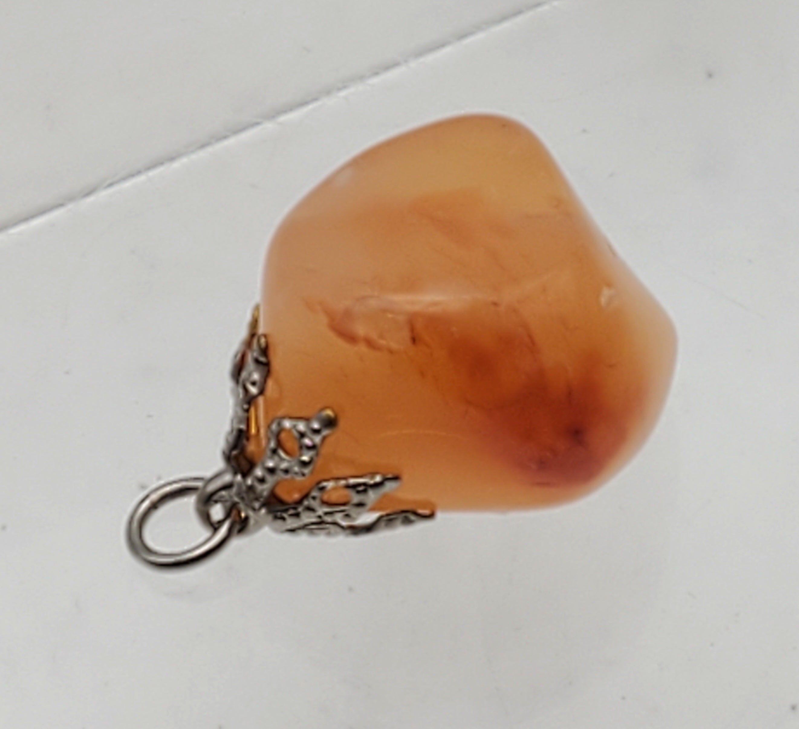 Tumbled Carnelian Pendant