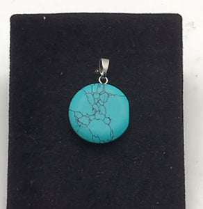 Vintage Imitation Turquoise Pendant