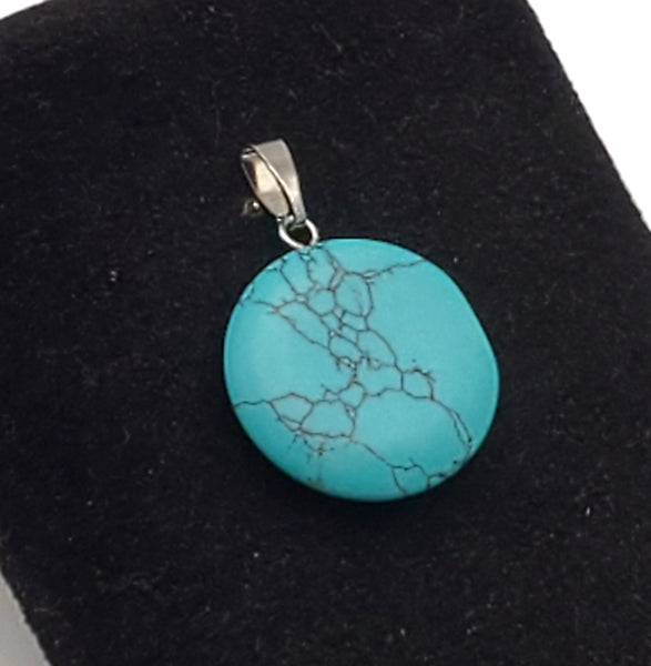 Vintage Imitation Turquoise Pendant