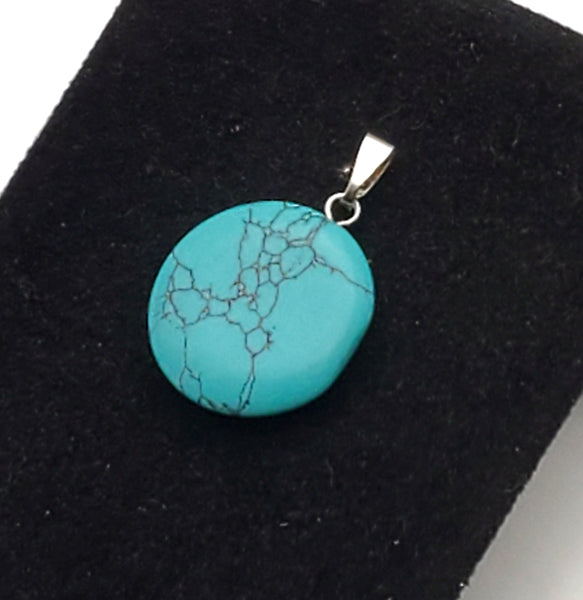 Vintage Imitation Turquoise Pendant