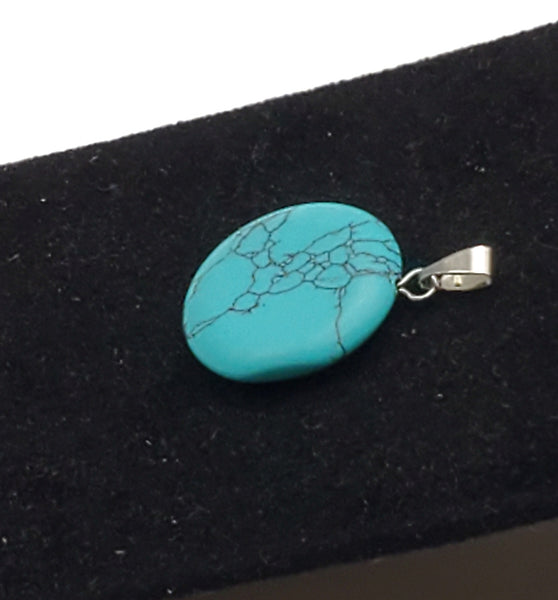 Vintage Imitation Turquoise Pendant