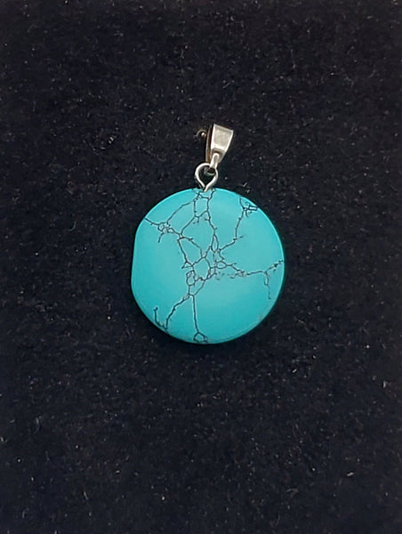 Vintage Imitation Turquoise Pendant