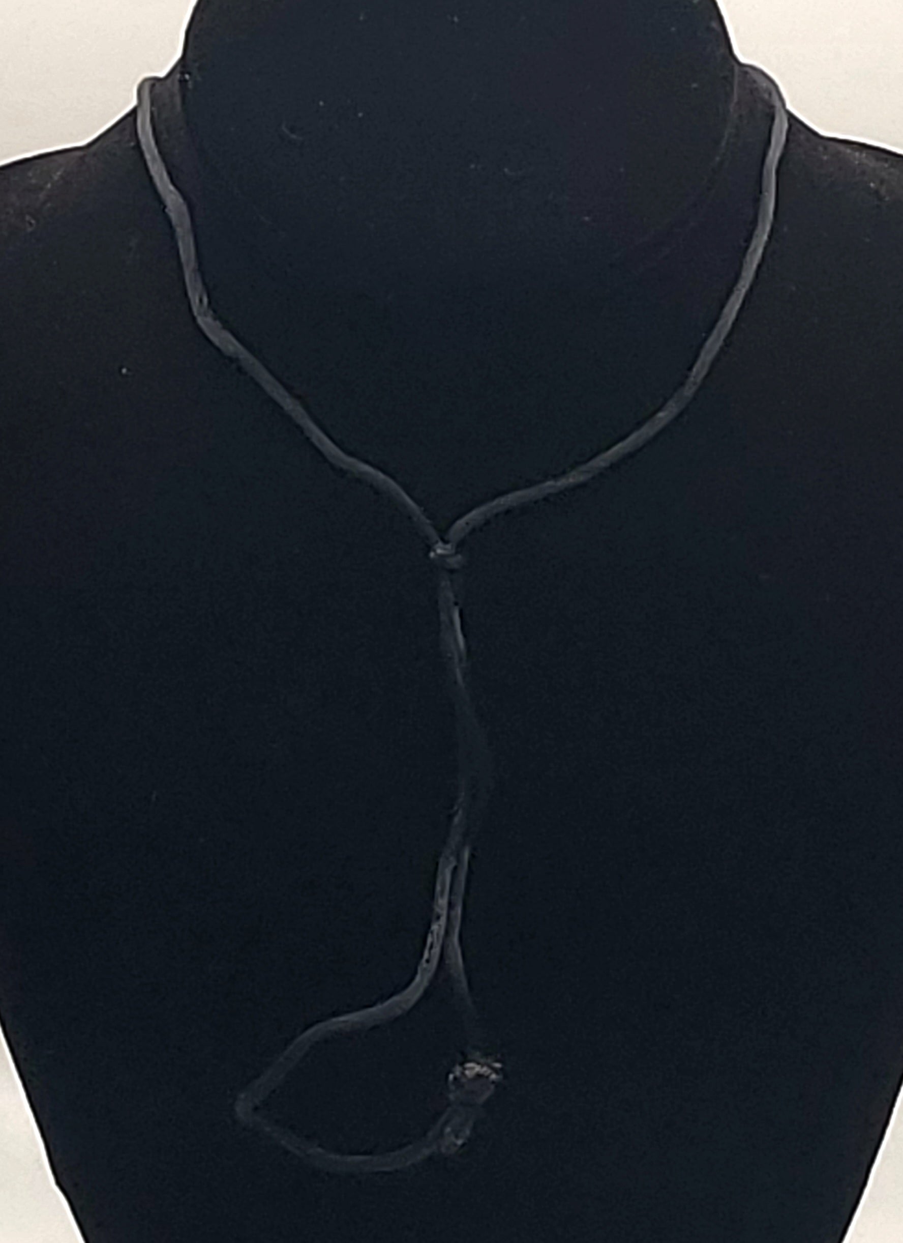 Tumbled Dyed Jade Silk Cord Necklace