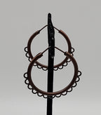 Vintage Copper Hoop Earrings