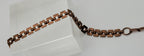 Vintage Copper Panther Link Chain Bracelet - 7.75"