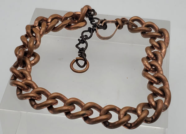 Vintage Copper Curb Link Chain