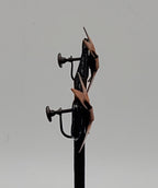 Vintage Copper Bow Tie Screw Back Earrings