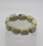 Tumbled Serpentine Stone Stretch Bracelet
