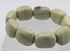 Tumbled Serpentine Stone Stretch Bracelet