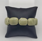 Tumbled Serpentine Stone Stretch Bracelet