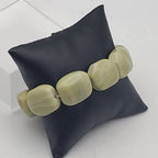 Tumbled Serpentine Stone Stretch Bracelet