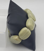 Tumbled Serpentine Stone Stretch Bracelet