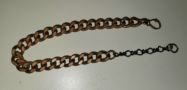 Vintage Copper Curb Link Chain