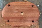Dolphin - Vintage Wood and Ceramic Cheese Board