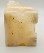 Vintage White Onyx Carved Tiki