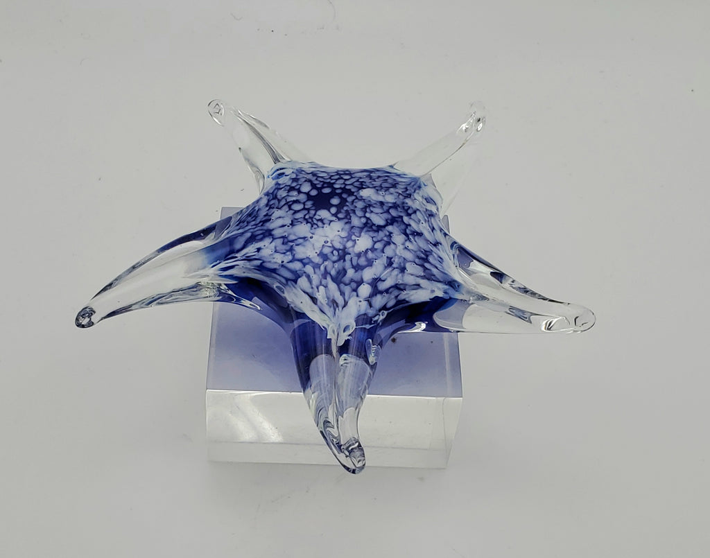Handmade Glass Starfish Paperweight